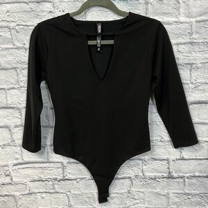 Victoria sport (Victorias secret) black body suit | 3/4 sleeve | size small